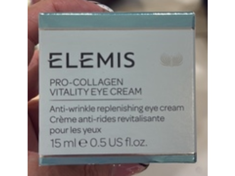Elemis Pro-Collagen Vitality Cream Anti-Wrinkle Replenishing Eye Cream, 0.5 fl oz/15 mL