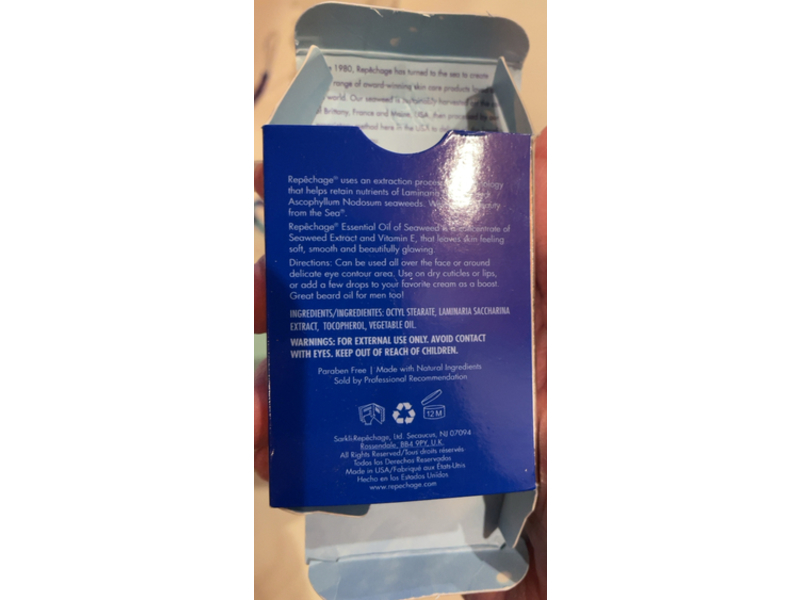 Repechage Essential Oil Of Seaweed, 0.34 fl oz/10 mL