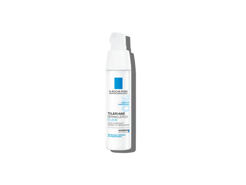 La Roche-Posay Toleriane Dermallergo Fluid Daily Repair Fluid Moisturizer, 1.4 fl oz/40 mL