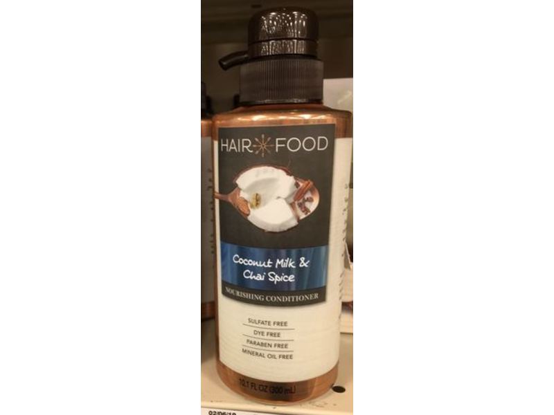 Hair Food Nourishing Conditioner, Coconut Milk & Chai Spice, 10.1 fl oz/300 mL