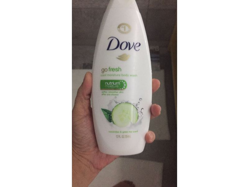 Dove Body Wash Fresh Moisture, Cucumber & Green Tea, 12 fl oz