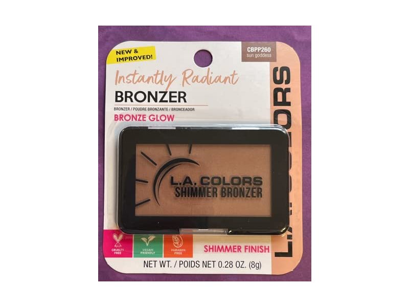 L.A. Colors Bronzer, CBPP260 Sun Goddess, 0.28 oz/8 g