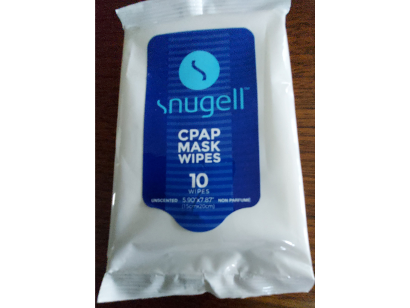 Snugell Cpap Mask Wipes, 10 Wipes, Pack Of 12