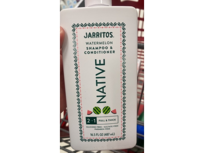 Native Jarritos Shampoo + Conditioner, Watermelon, 16.5 fl oz/487 mL