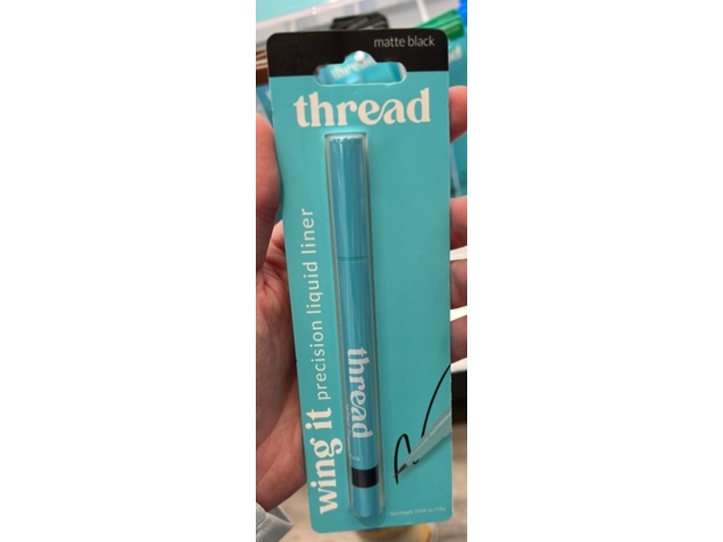 Thread Wing It Precision Liquid Liner, Matte Black, 0.028 oz/0.8 g
