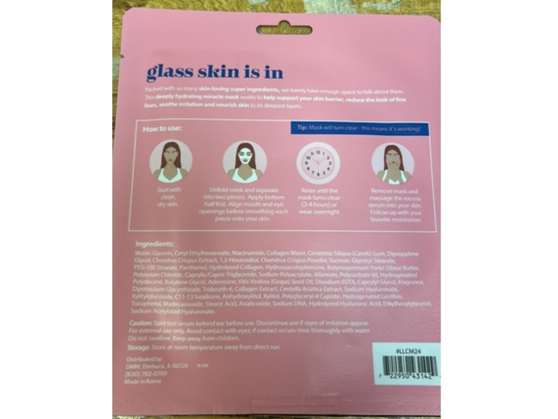 Lemon Lavender Collagen Me Crazy Bio-Collagen Mask, 1.2 oz/34 g