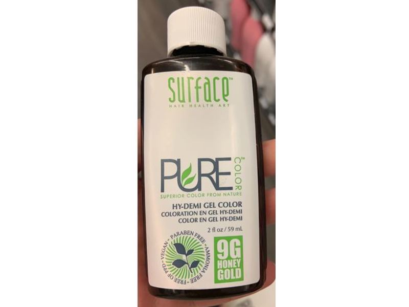 Surface Pure Hy - Demi Gel Color, 9G Honey Gold, 2 fl oz/59 mL