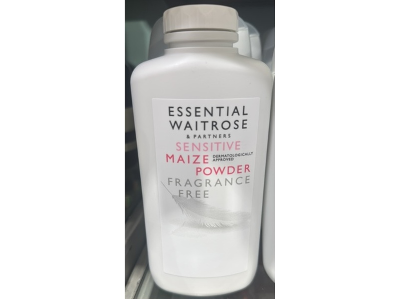 Essential Waitrose & Partners Sensitive Maize Powder, Fragrance Free, 250 g
