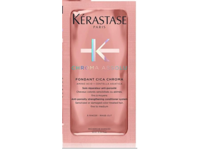 Kerastase Chroma Absolu Fondant Cica Chroma Strengthening Conditioner, 0.34 fl oz/10 mL