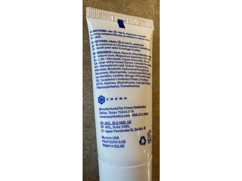 Crown Aesthetics Ski Fuse Calming Complex