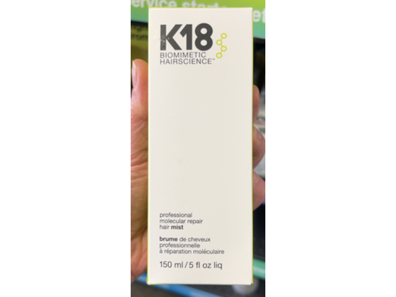 K18 Biomimetic Hairscience Professional Molecular Repair Hair Mist, 5 fl oz/150 mL