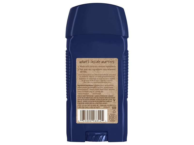Tom's of Maine Mountain Spring Deodorant, 2.8 oz (79g)