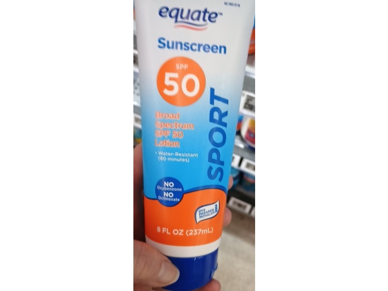 Equate Sport Sunscreen Lotion, SPF 50, 8 fl oz/ 237 mL