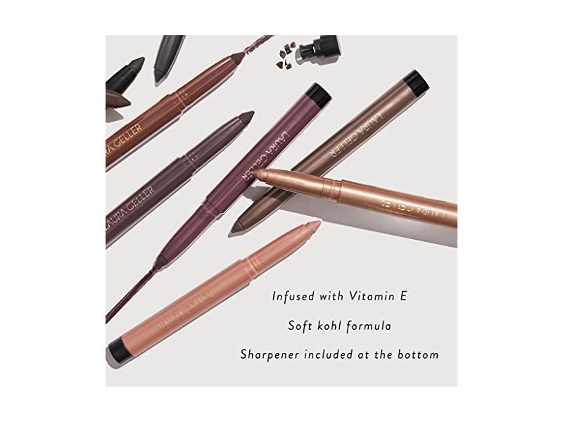 LAURA GELLER NEW YORK Kajal Longwear Kohl Eyeliner Pencil - Deep Charcoal