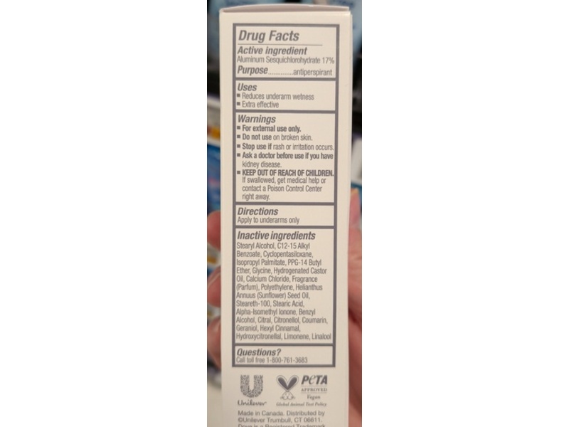 Dove Clinical Care Antiperspirant Deodorant Nourishing Serum, 2.6 oz/74 g