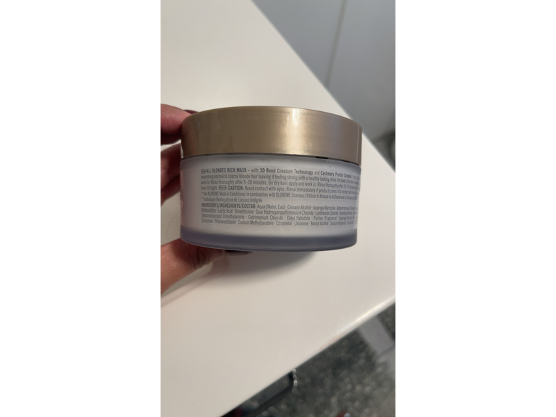 Schwarzkopf Blond Me All Blondes Rich Mask, 6.7 fl oz/200 mL