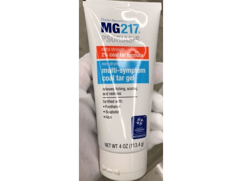 Mg217 Psoriasis Multi-Symptom Coal Tar Gel, Extra Strength 2% Coal Tar Formula, 4 oz/113.4 g