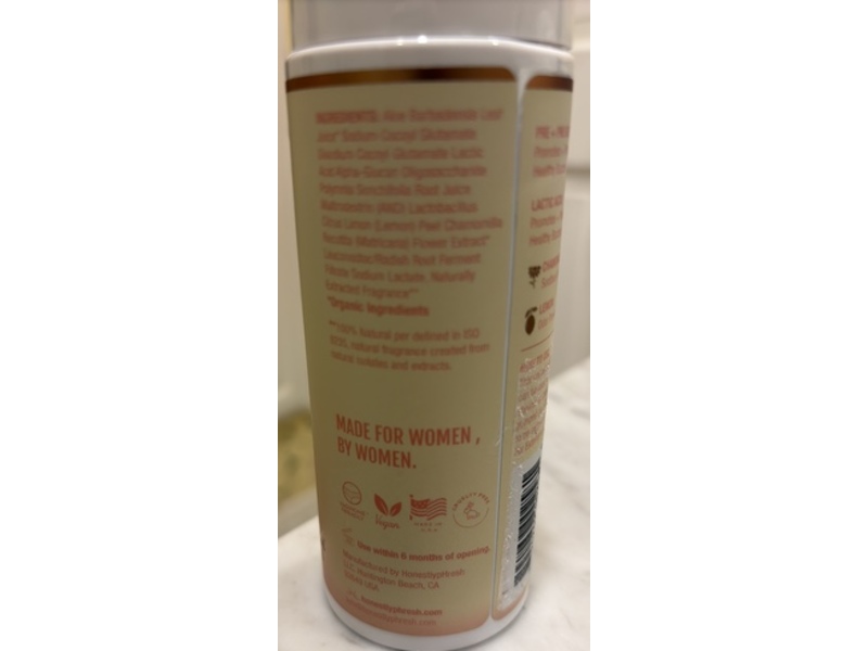 Honestly Phresh Foaming Feminine Wash, Rose & Bergamot, 5 oz
