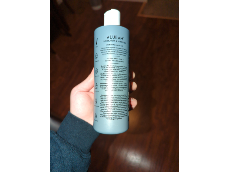 Aluram Moisturizing Shampoo, 12 fl oz/355 mL