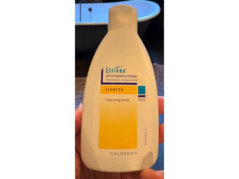 Etrivex (Clobetasol Propionate) Shampoo, 125 mL, Galderma (Rx)