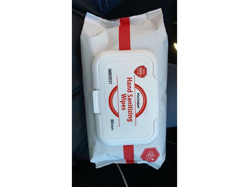 Interest Beauty Mediwiper Hand Sanitizing Wipes, 80 count