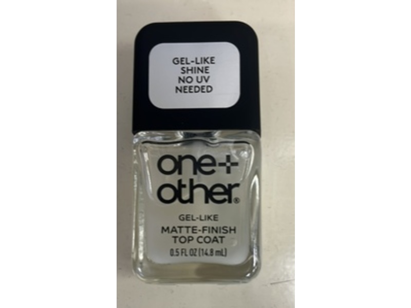 One+Other Gel-Like Matte Finish Top Coat, 0.5 fl oz/14.8 mL