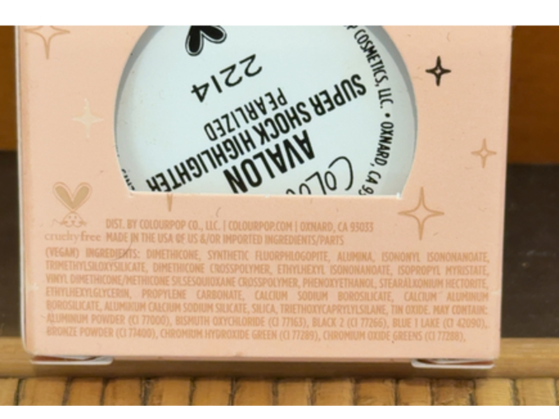 Colourpop Super Shock Highlighter, Avalon, 0.15 oz/4.2 g