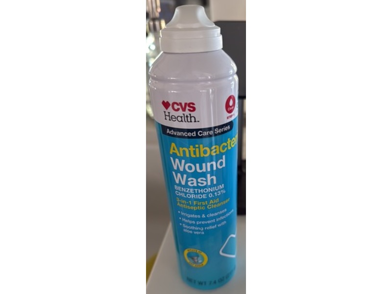 CVS Health Antibacterial Wound Wash, 7.4 oz/211 g