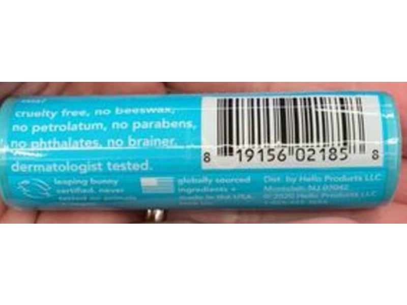 Hello Vegan Lip Balm, Sweet Mint, 0.15 oz/4.25 g