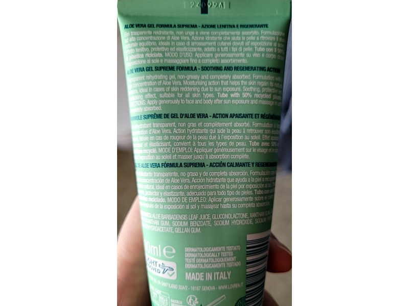 Lovren Aloe Vera Gel Supreme Formula, 100 mL