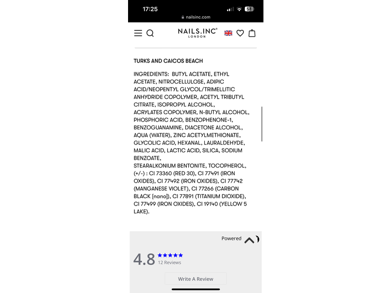 Nails.Inc Nail Polish, Turks & Caicos Beach Nude,