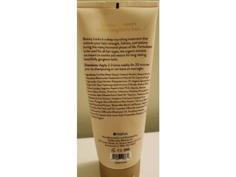 Dr. Anna Cabeca Beauty Locks Reparative Masque, 8 oz/200 mL