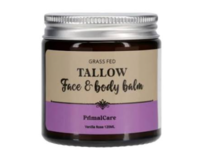 Primal Care Grass Fed Tallow Face & Body Balm, Vanilla Rose, 120 mL - thumbnail 1