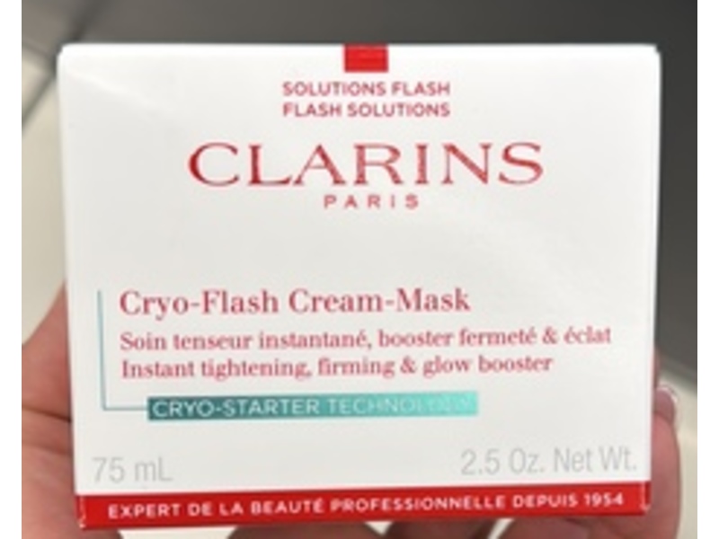 Clarins Cryo-Flash Cream-Mask, 2.5 oz/75 mL