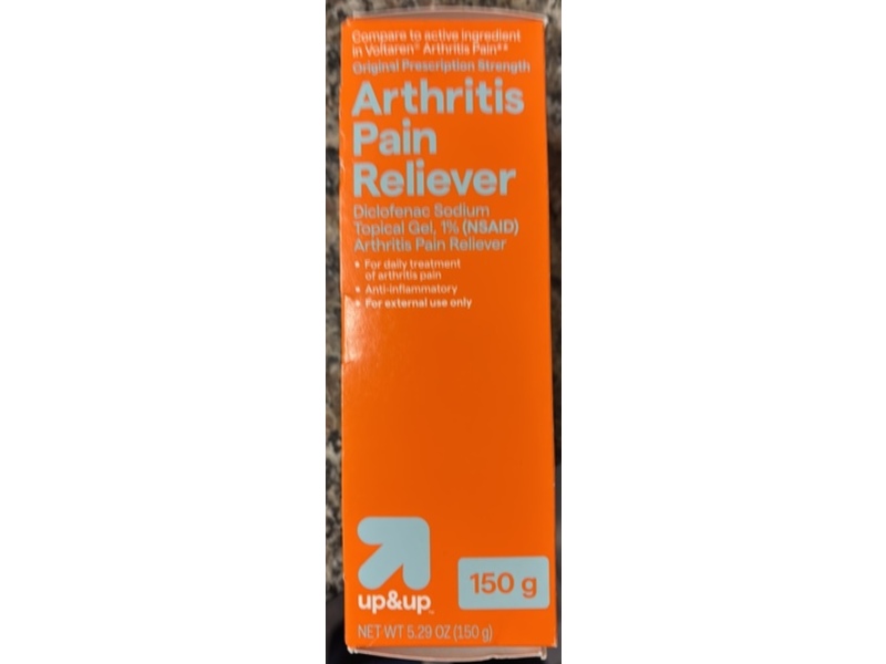 up&up Arthritis Pain Reliever Gel, 5.29 oz/150 g