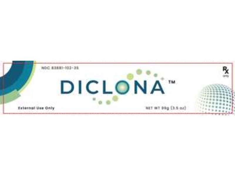 Diclona Gel, 3.5 oz/99 g, Clinic Pharma (Rx)