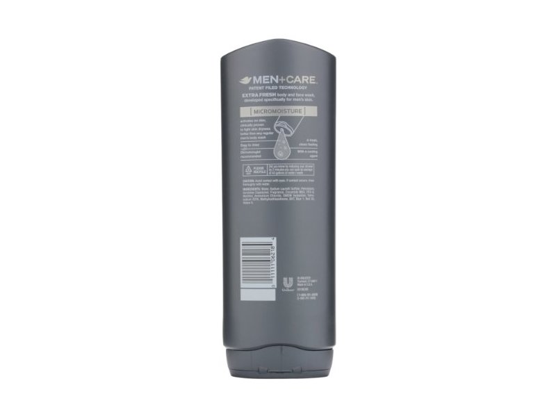 Dove Men + Care Body and Face Wash, Extra Fresh, 18 Ounce (Pack of 3)