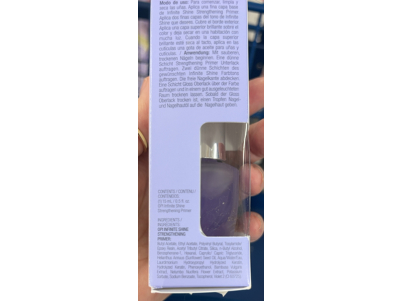 O.P.I Infinite Shine Strengthening Primer, 0.5 fl oz/15 mL