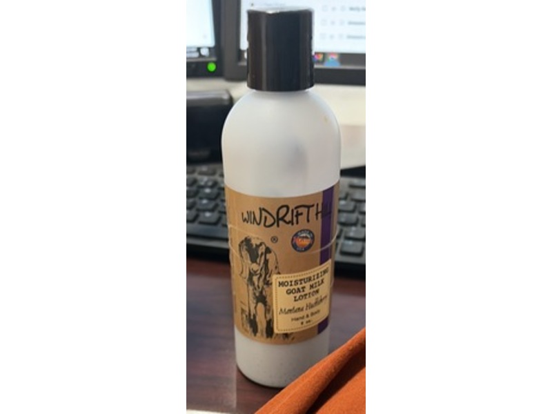 Windrift Hill Moisturizing Goat Milk Lotion, Montana Huckleberry, 8 oz