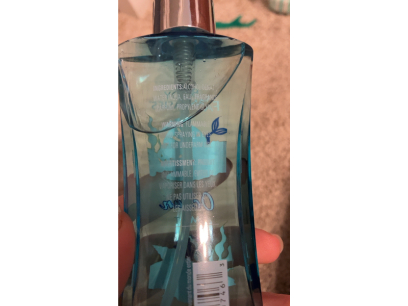 Body Fantasies Fragrance Body Spray, Ocean Mist, 3.2 fl oz/94 mL