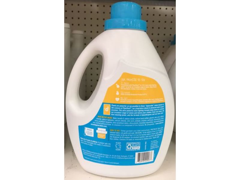 Seventh Generation Ultra Power Plus Natural Laundry Detergent, Fresh Scent, 54 Loads, 95 fl oz / 2.8 L