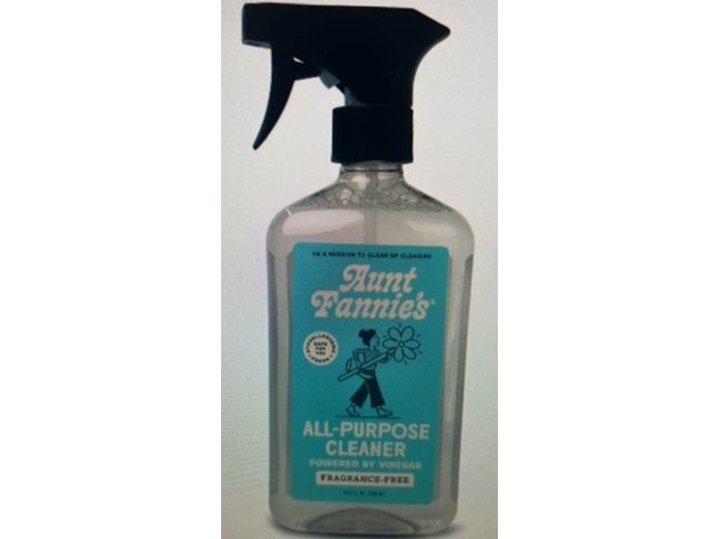 Aunt Fannie's All Purpose Cleaner, Fragrance Free, 16.9 fl oz/500 mL