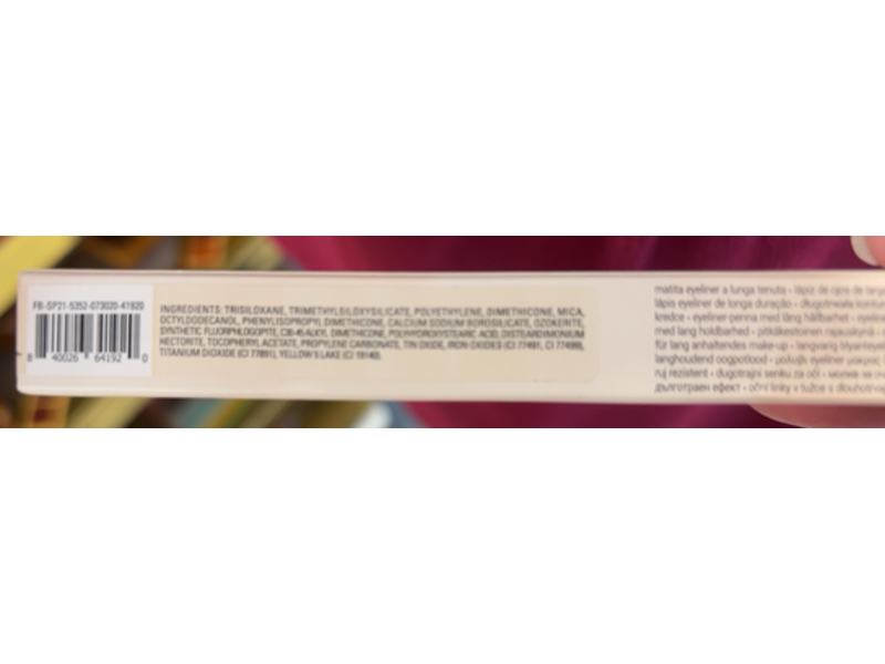 Fenty Beauty By Rihanna Flypencil Longwear Pencil Eyeliner, Space Cookie, 0.01 oz/3 g