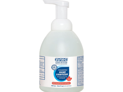 Zytec Germ Buster Foaming Hand Sanitizer, Aloe & Glycerin, 18.6 fl oz/550 mL