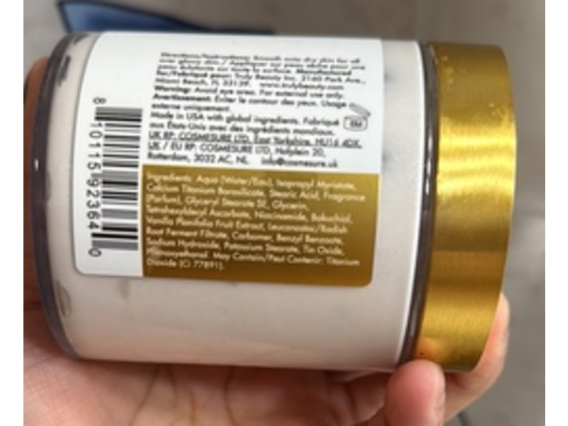 Truly Shimmer Body Butter, Vanilla Baby, 6.7 fl oz/198 mL