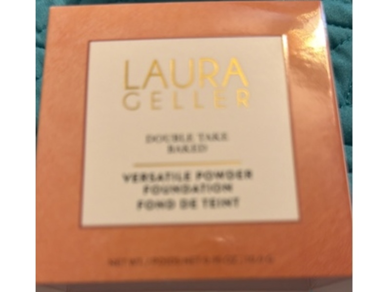 Laura Geller Baked Double Take Powder Foundation, Light, 0.9 oz/25 g