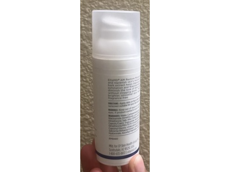 EltaMD Skincare AM Restore Moisturizer, 1.7 oz/48 g