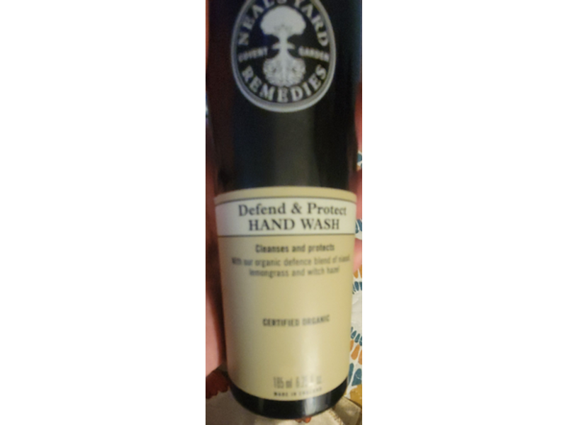 Neal's Yard Remedies Defend & Protect Hand Wash, 6.25 fl oz/185 mL