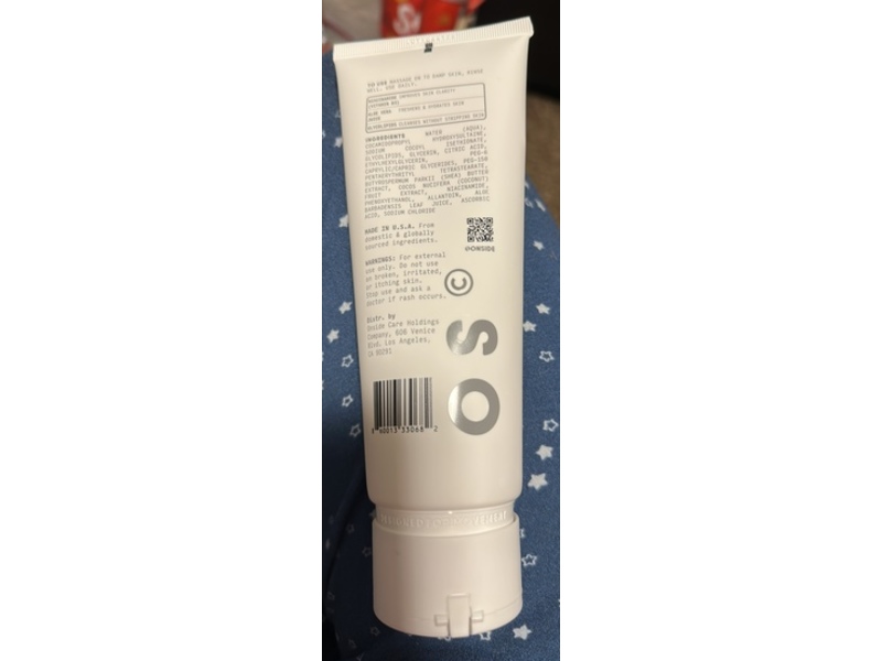 Onside Hydrating Face Cleanser, Fragrance Free, 6.76 fl oz/200 mL