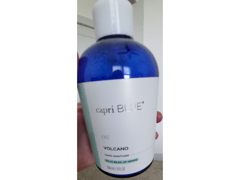 Capri Blue Volcano Hand Sanitizer, Aloe & Jojoba Oil, 9 fl oz/266 mL